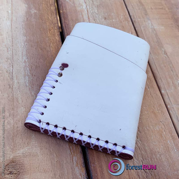 Adley Wallet - Concercia Walpier White Wax Violet "Burro" Custom Limited