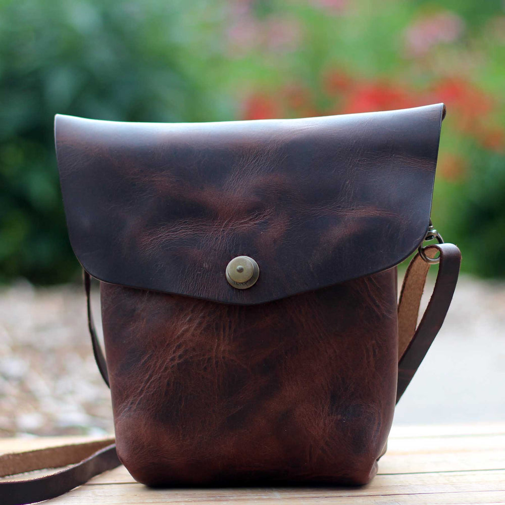 The Forest Run Lexi Crossbody in Horween Brown Nut