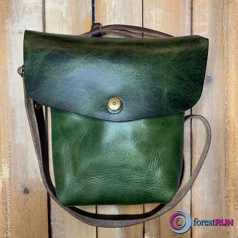 The Lexi Crossbody - Electric Green Millennial