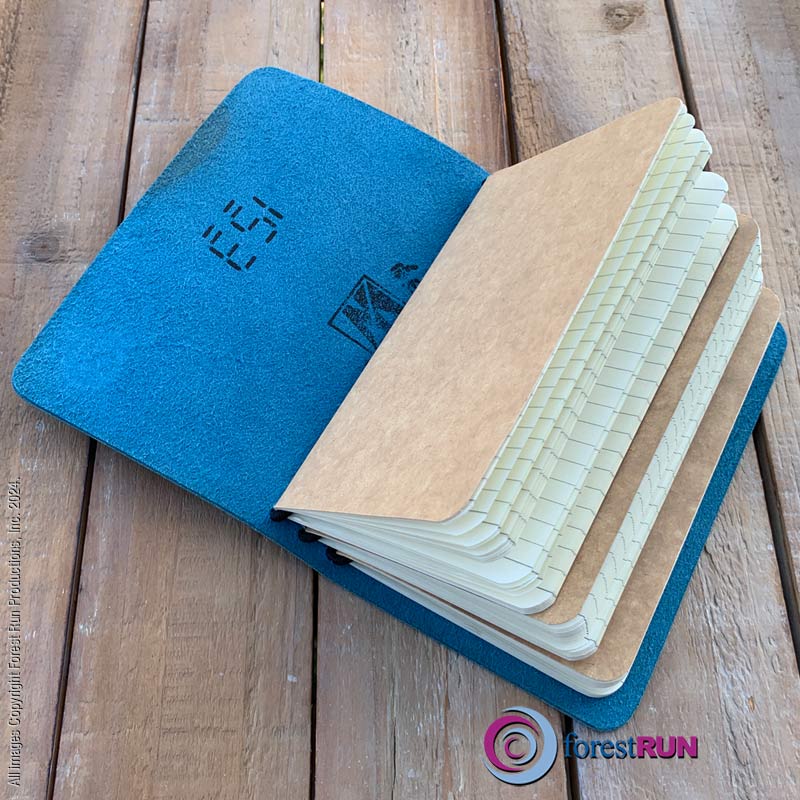 The Forest Run Journal in Sapphire Skull